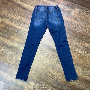 MISS ME Jeans Womens 26x28 High Rise Skinny Plain Pockets Stretch Split Hem